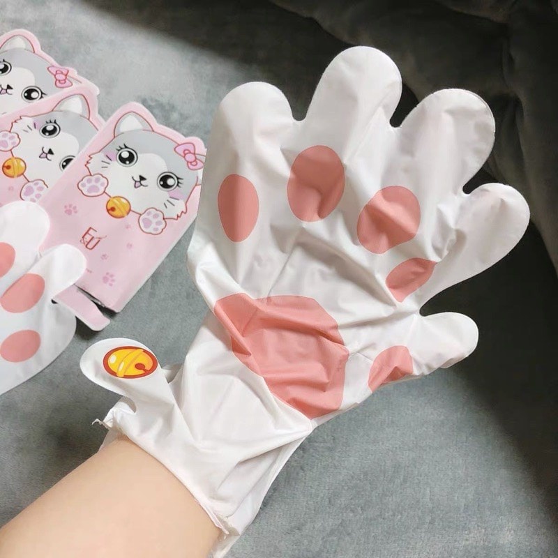 Mặt Nạ Tay - Mask Dưỡng tay Mèo giúp dưỡng ẩm, làm trắng, tẩy tế bào chết da tay Nội địa Trung