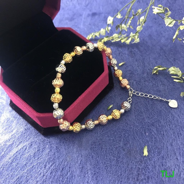 🔥🔥 Lắc Bi Xi 3 Màu Bạc Ý Cao Cấp Bền Màu Không Phai