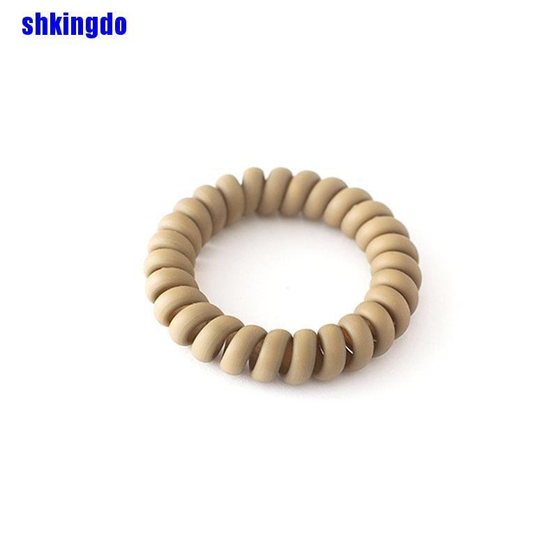 Dây buộc tóc bằng cao su mặt nhám phát sáng trong tối độc đáo cho nữ