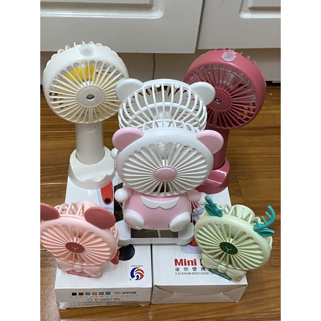 Quạt cầm tay hình mickey xinh xắn dễ thương