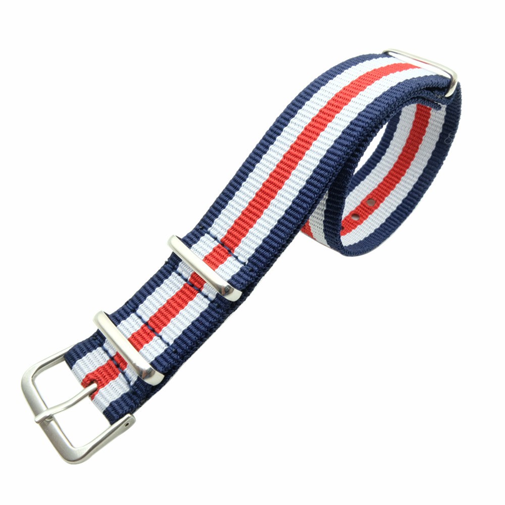 20 Color NATO Nylon Strap Strap 18mm 20mm Universal Strap Fenix 5S / Gear S2 / Galaxy Active / Gear sports