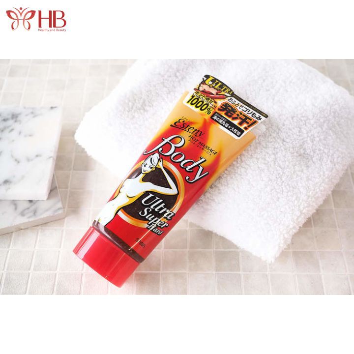 Kem tan mỡ bụng Esteny Hot Body Massage Gel SANA Nhật 240g