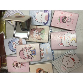 Gương 2 mặt mini  bỏ túi cute