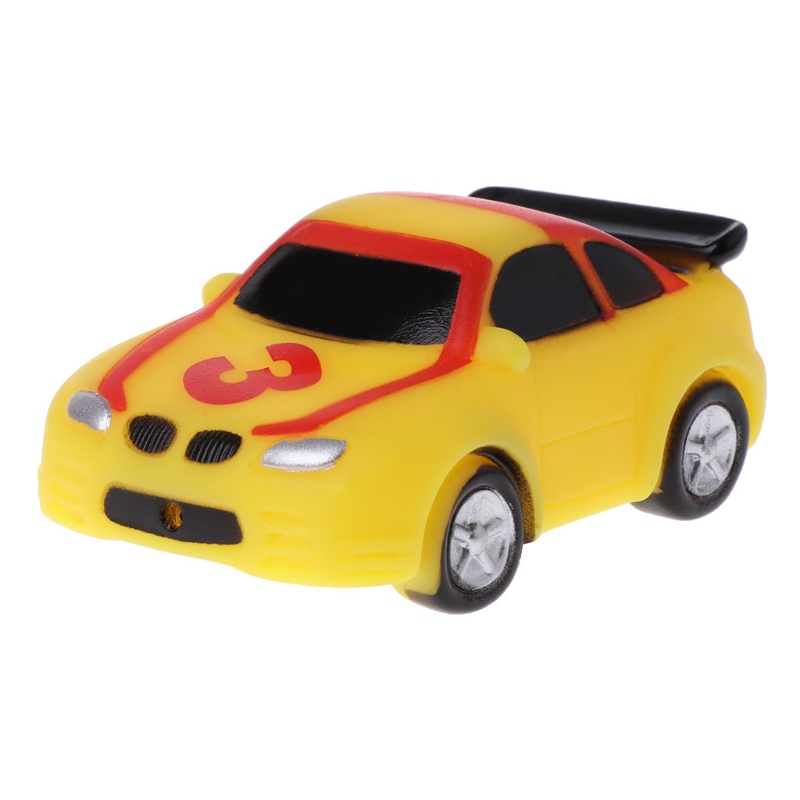 Đồ Chơi Cao Su Mềm Hình Xe Hơi Nhiều Màu Có Tiếng Kêu Khi Bóp Khi Tắm