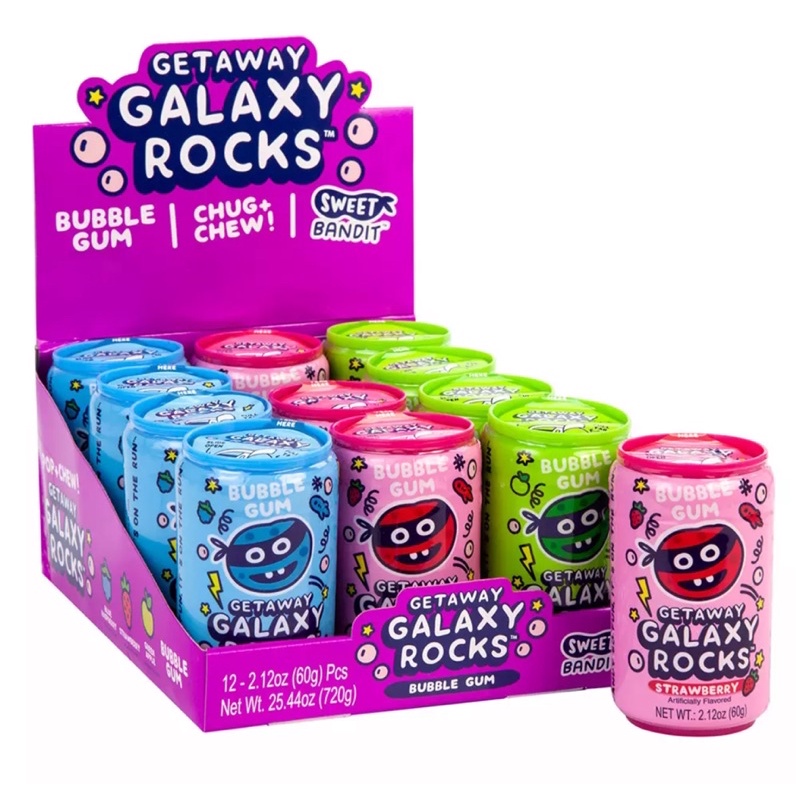 KẸO CAO SU/ KẸO GUM GALAXY ROCKS 60G