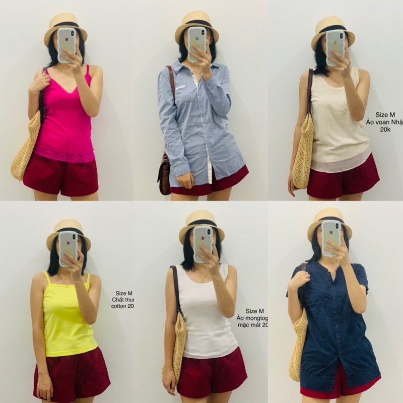 Áo sơ mi màu nhiều kiểu dáng 2hand