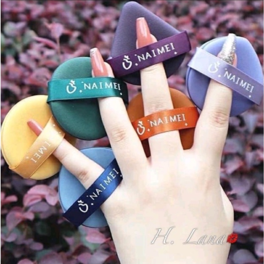 SET 7 bông mút tròn Đánh Phấn Trang Điểm
