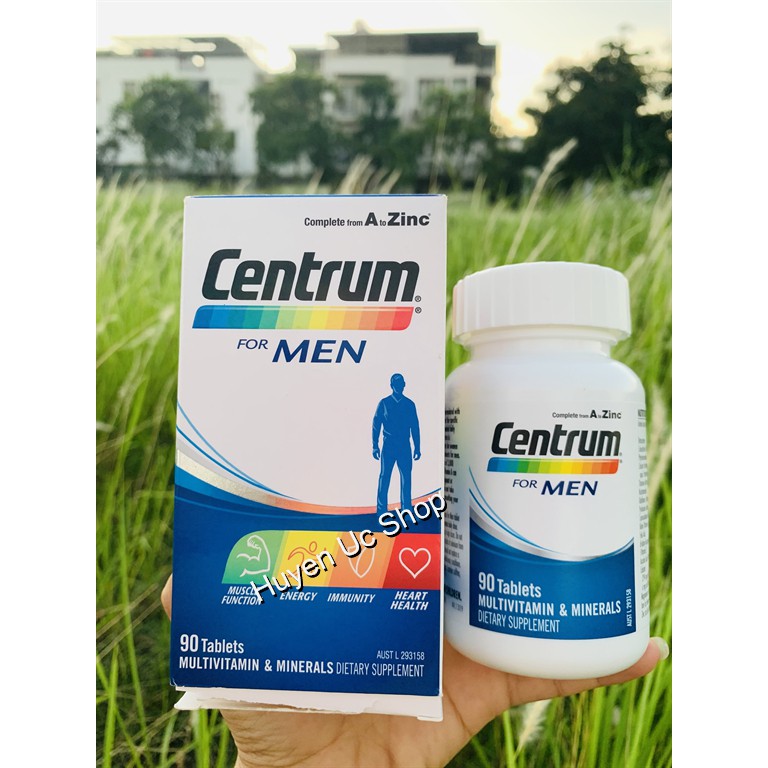 Centrum Úc viên uống Vitamin tổng hợp cho người lớn (nam, nữ dưới 50) Centrum multivitamin Centrum Adults Úc, Chính hãng