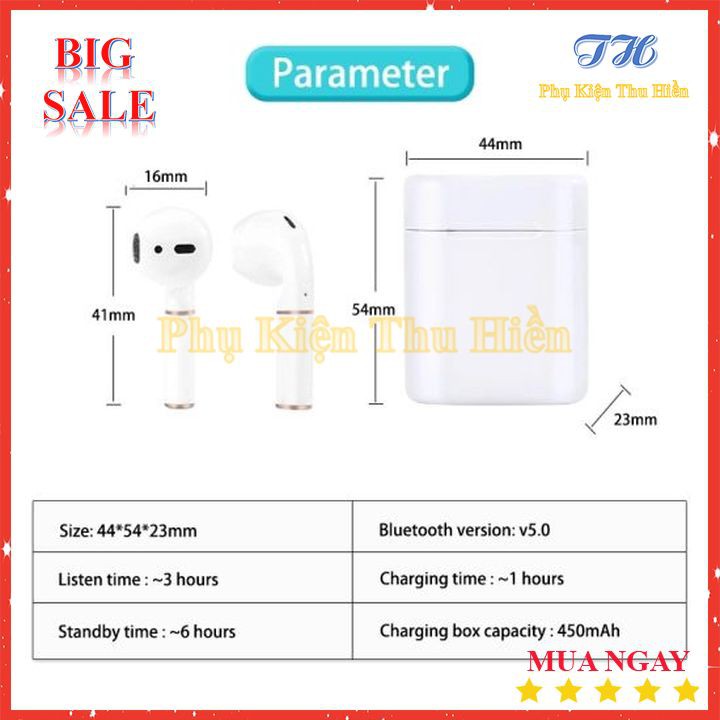 Tai Nghe Bluetooth 5.0 X20S Tws Cảm Ứng Vân Tay