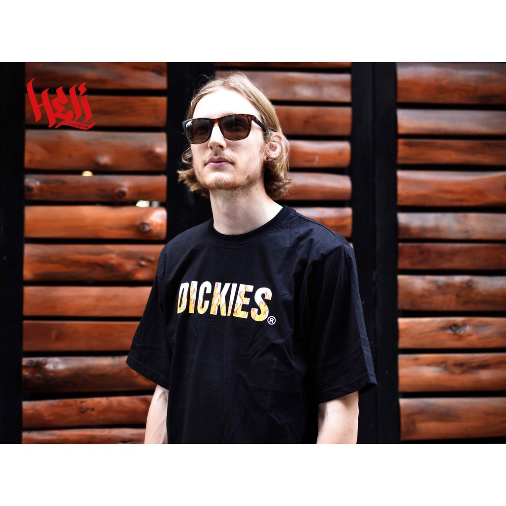 Áo thun nam nữ unisex Dickies basic oversize, chất cotton 100% chính hãng - Helistore