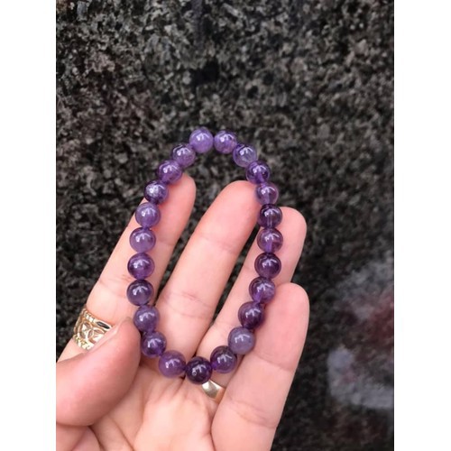 VÒNG TAY ĐA MÀU TÍM THIÊN NHIÊN 8LY