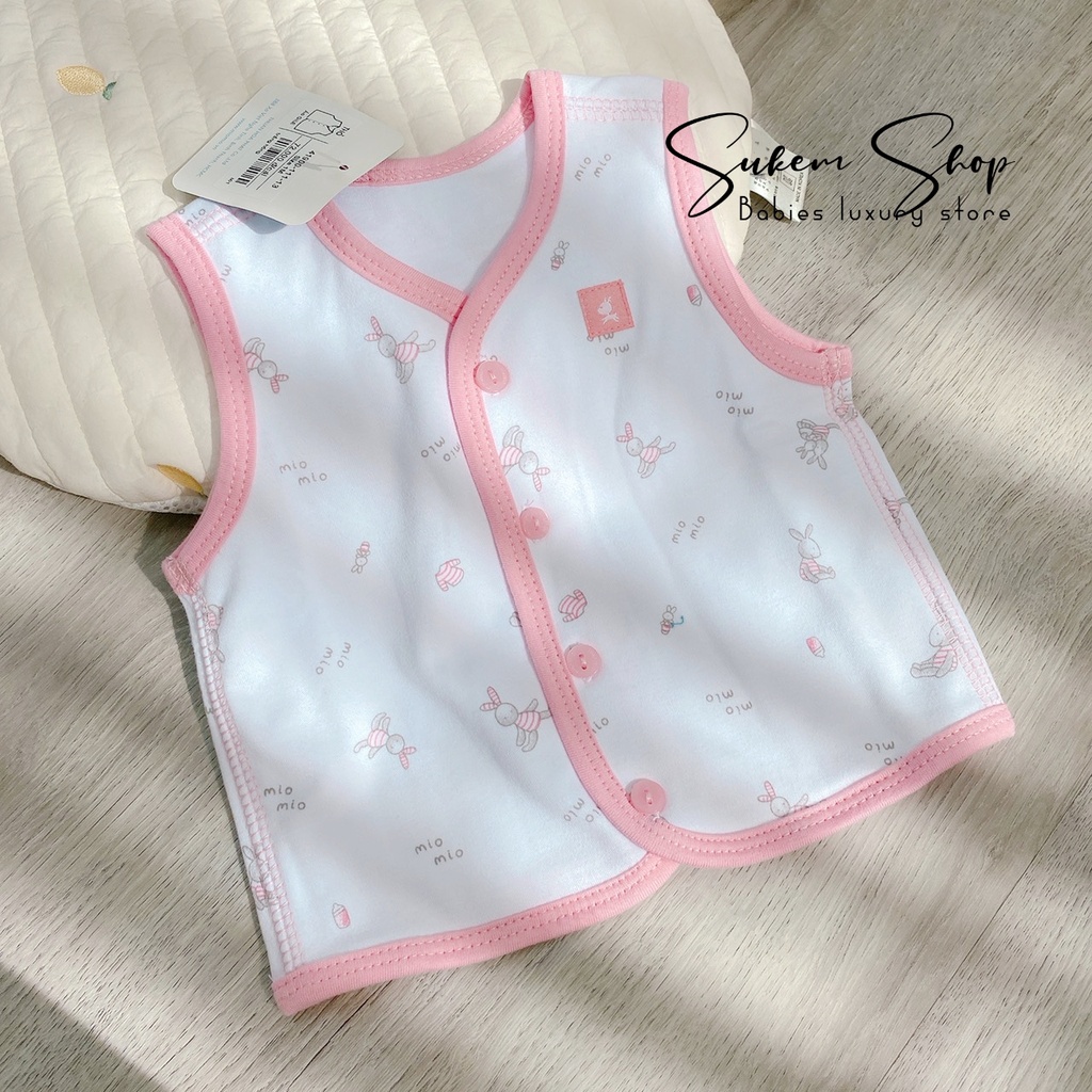 Áo Gile Mio 2 Lớp Cotton Mềm Mại Xinh Xắn