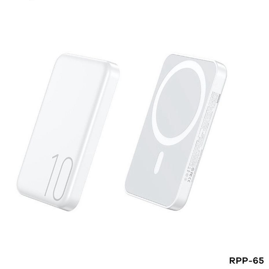 CHÍNH HÃNG  Sạc pin Dự Phòng TỪ tích điện Không Dây REMAX rpp 65 hút 10.000 mah 10000 Mini Nhỏ Gọn Hỗ Trợ 15W 20W TÁO
