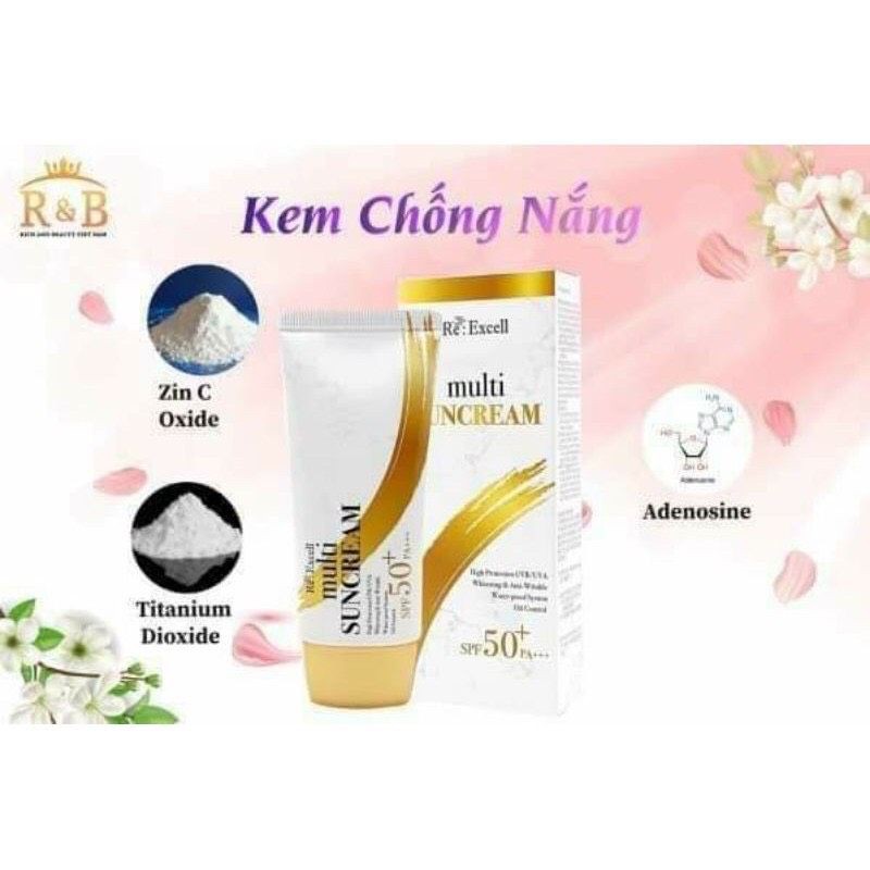 KEM CHỐNG NẮNG MULTI SUN CREAM CỦA R&B