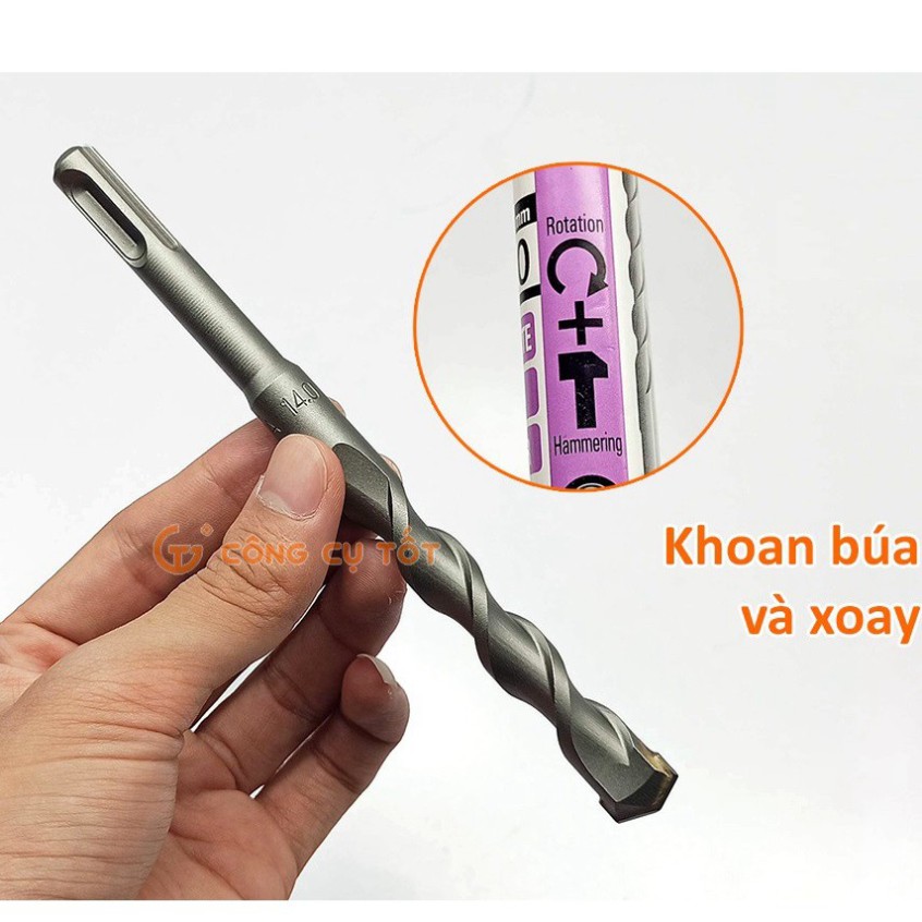 Mũi khoan bê tông chuôi gài Unika Nhật Bản SDSK