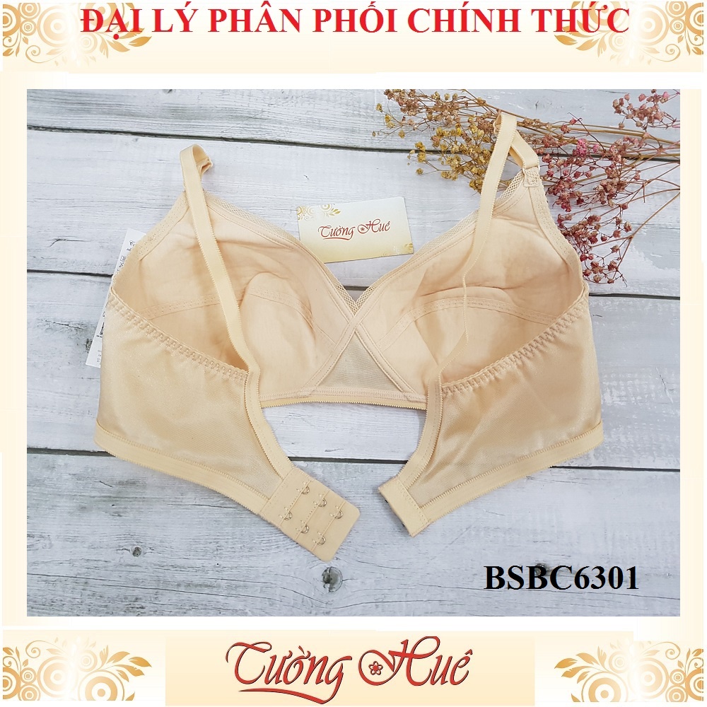 Áo lót nữ Bon Bon BSCB 6301 áo ngực mút mỏng, không gọng lưng bảng to.