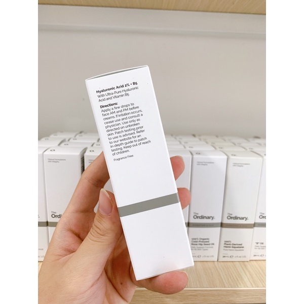 Tinh chất cấp nước The Ordinary Hyaluronic Acid 2% + B5