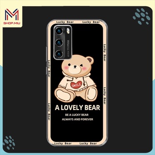 Ốp silicon in gấu Xiaomi Redmi 12C/Poco C40/Redmi 10c /Note 10/Note 10s/Note 11/Note 11s/Note 9s/K40 gaming/Mi 11 lite