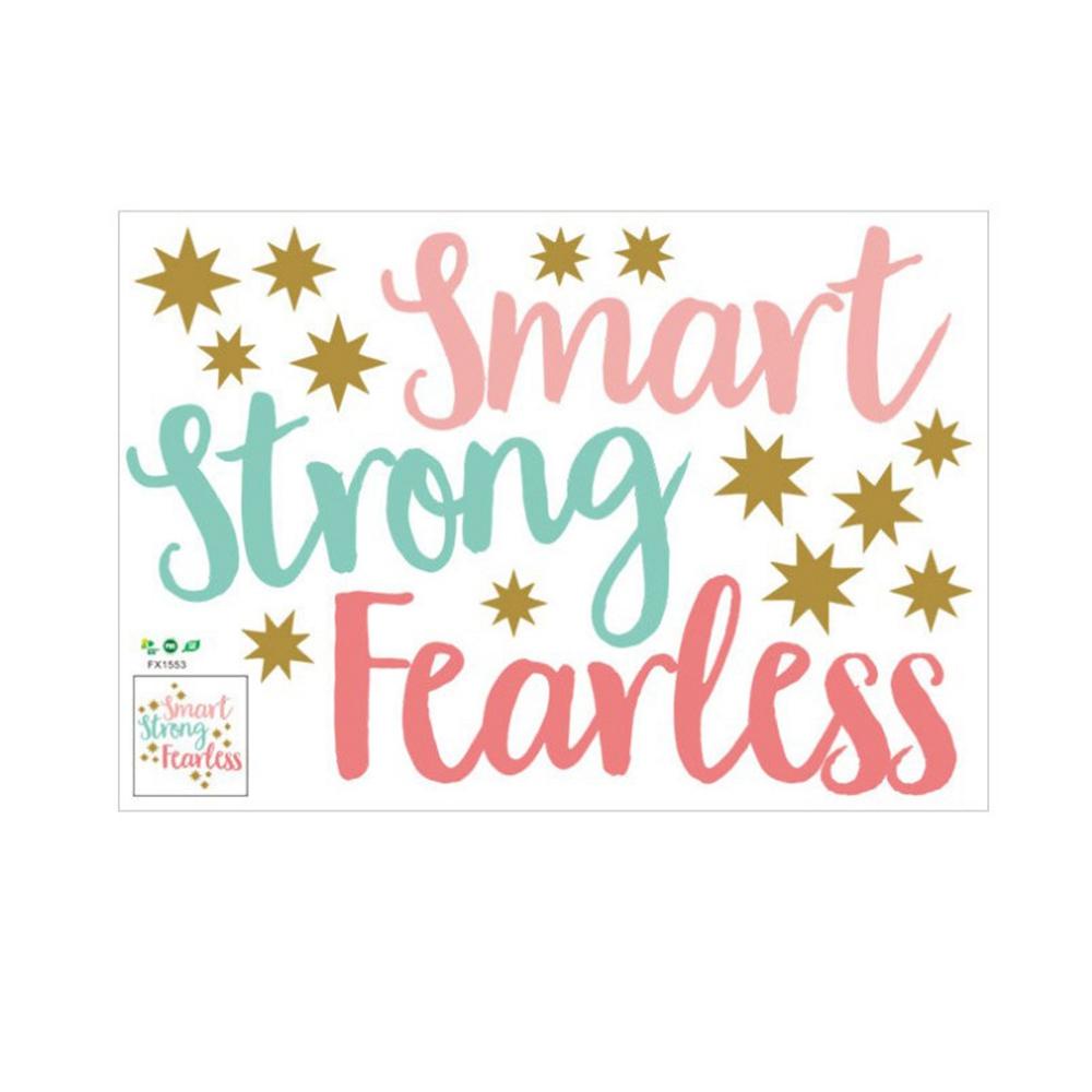 Set 1 / 3 Sticker Dán Tường Truyền Cảm Hứng Trang Trí Phòng Ngủ Cho Bé