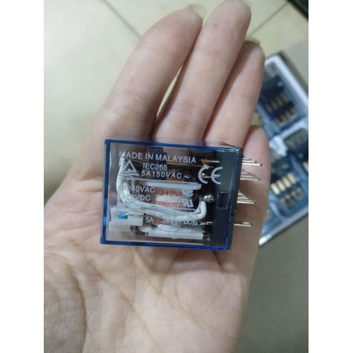 Rơ le trung gian 14 chân 220v omron MY4NJ loại tốt cuộn hút điện 220v