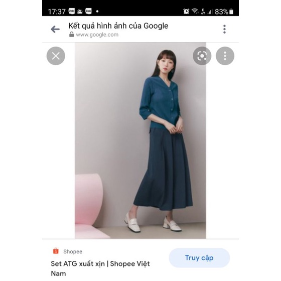 Quần ống rộng chọn trên live xuất xịn ATG 135k 200g