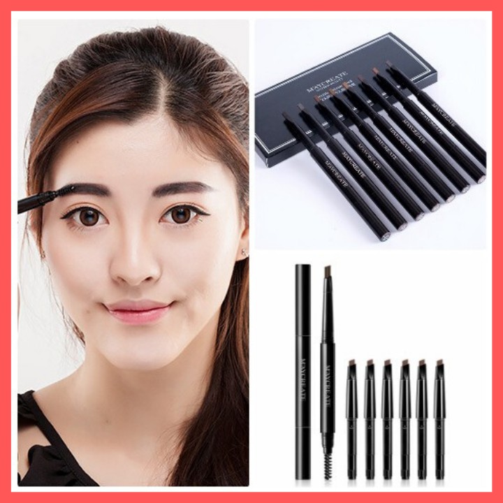 Combo hộp 7 Chì kẻ mày Maycreate đủ màu [TIỆN DỤNG] | BigBuy360 - bigbuy360.vn