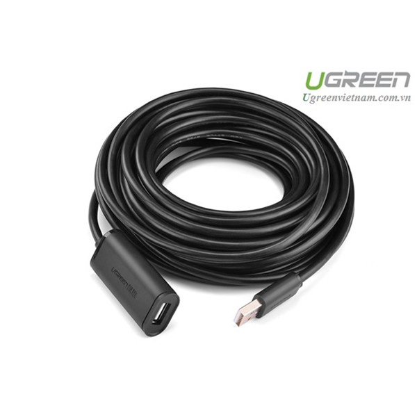 Cáp USB có chíp khuếch đại nối dài 15m chính hãng Ugreen 10323