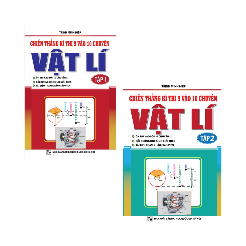 Sách - Combo Chiến Thắng Kì Thi 9 Vào 10 Chuyên Môn Vật Lí ( Tập 1+ Tập 2 )