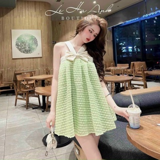 ĐẦM BABYDOLL NƠ DÁNG SUÔNG CHẤT XỐP alohastore1