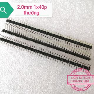 Hàng rào chân mạ vàng 2.0mm đực, cái 1x40,2x40chân