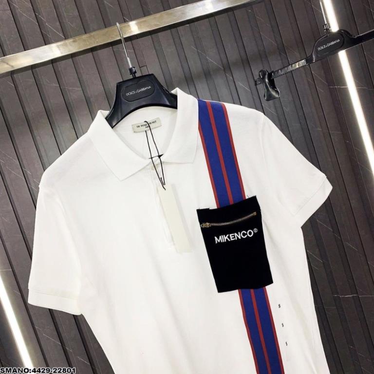 Áo Polo Nam MKC Túi Khoá Viền Dọc Siêu Hot - Áo Nam Polo MKC Cao Cấp
