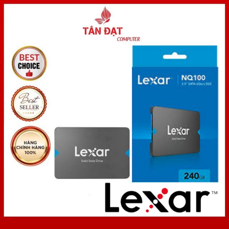 ( Siêu Rẻ ) Ổ cứng SSD 240GB Lexar NQ100 2.5-Inch SATA III -Chính Hãng Mới 100% Bảo Hành 36 Tháng