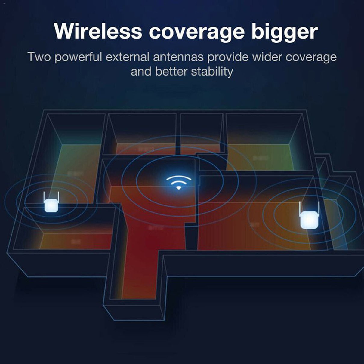 Thiết Bị Khuếch Đại Tín Hiệu Wifi Không Dây 300mbps | BigBuy360 - bigbuy360.vn