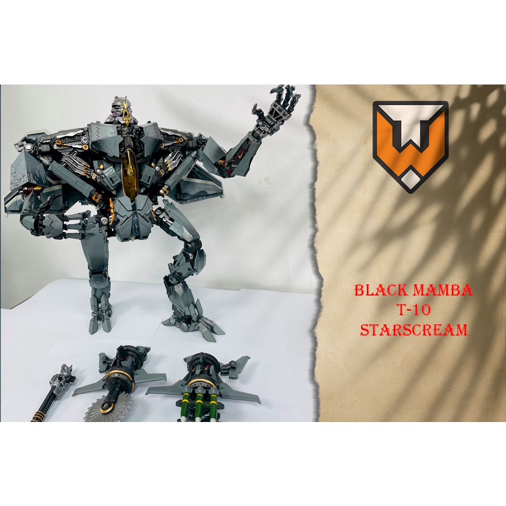 Mô hình BlackMamba T10 T-10 Starscream cao 34cm