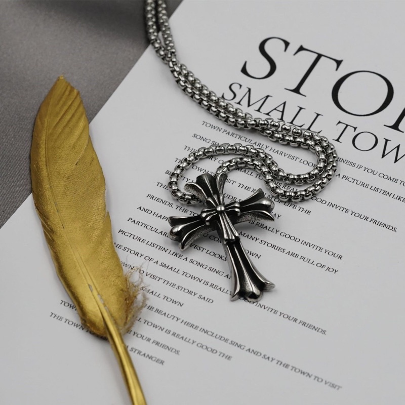 DÂY CHUYỀN CHROME HEART THÉP TITAN KHÔNG GỈ 14