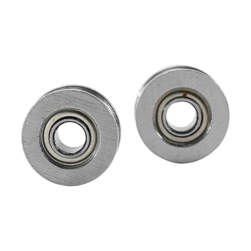 RRIAN Set 10 vòng bi ròng rọc chuyên dụng cho hệ thống chuyển động đường sắt tuyến tính V624ZZ V 4*13*6mm