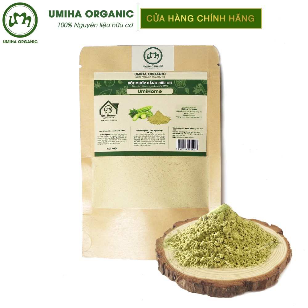 Bột Mướp Đắng Đắp Mặt Nạ Hữu Cơ Umiha Nguyên Chất | Bitter Gourd Powder 100% Organic 135g