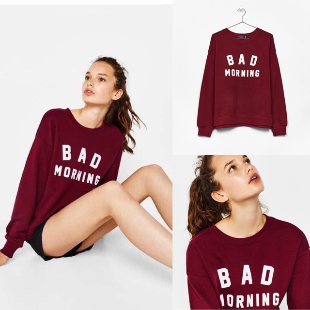 Áo nỉ #Bershka Auth