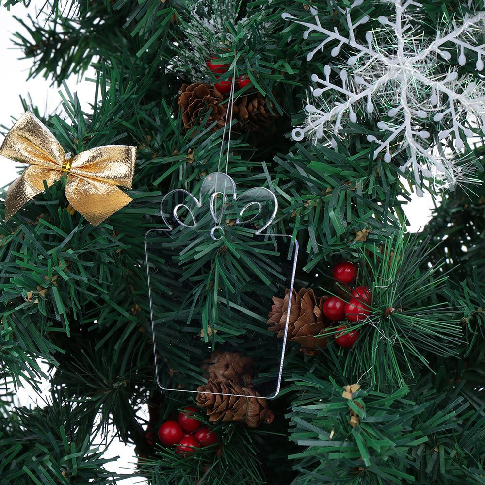 10 Cây Thông Giáng Sinh Nhựa Acrylic Trong Suốt