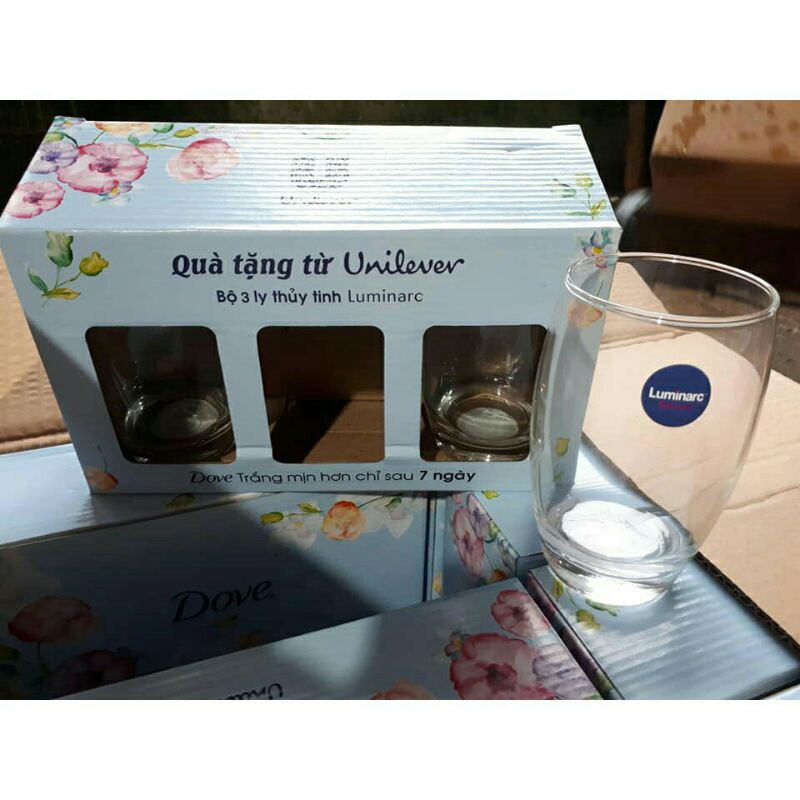 Ly thuỷ tinh dáng cao Luminarc 350ml