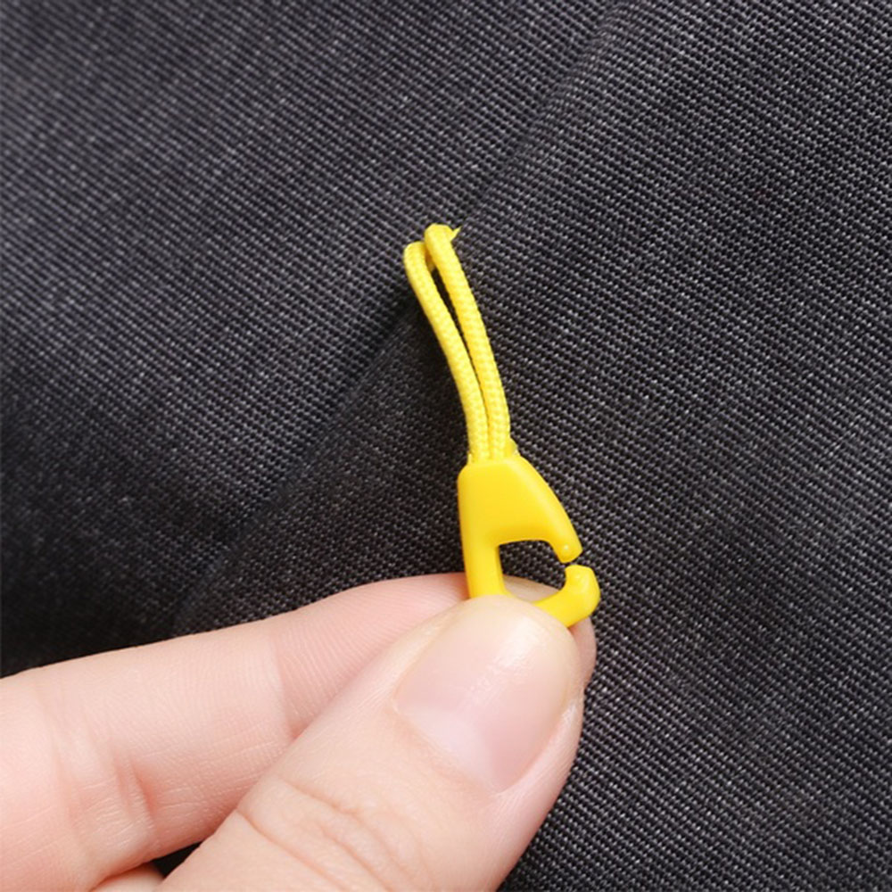 QQMALL End Fit Zipper Ropes Travel Bag Accessories Zipper Puller Rope Outdoor Bag 20pcs Replacement Cord Zip Cord/Multicolor