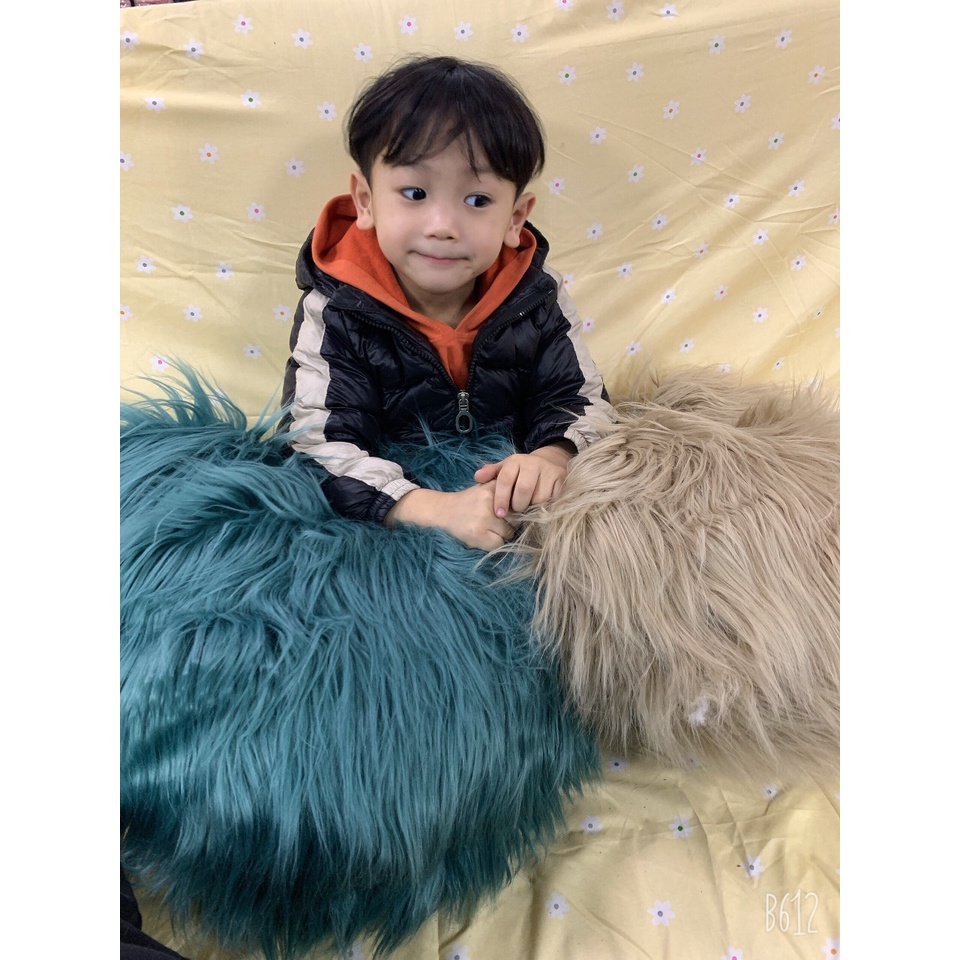 Vỏ Gối tựa lông chồn cao cấp trang trí sofa, phòng khách, phòng ngủ