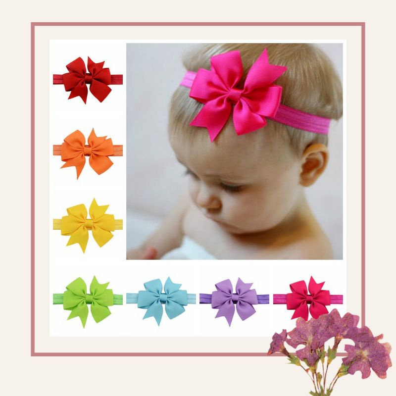 Băng đô cho bé gái hình Nơ nhiều màu NCC Baby Tôm