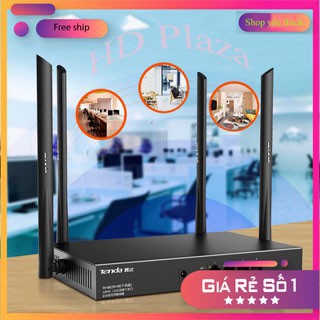 ⚡ Bộ phát WIFI Tenda W15e ac1200Mps - 4 ănten phát sóng cực mạnh - Hàng nhập khẩu 👉 HD Plaza