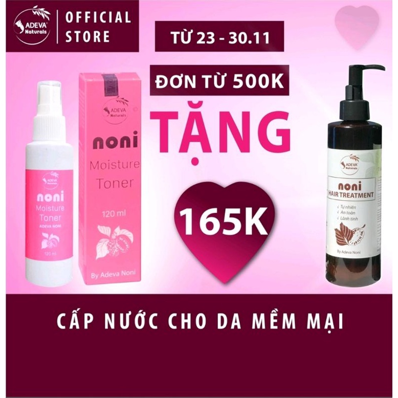 Toner cho mọi loại da - Xịt khoáng Trái nhàu không cồn, cấp nước cho da căng mọng - 120 ml - Adeva Noni | BigBuy360 - bigbuy360.vn