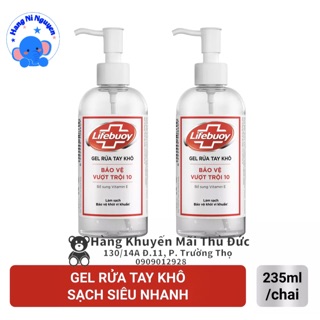 Gel rửa tay khô Lifebuoy 235ml