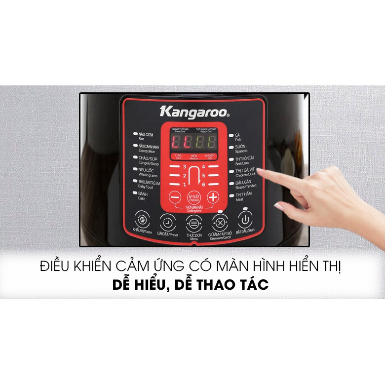 Nồi áp suất Kangaroo KG6P2 6 lít