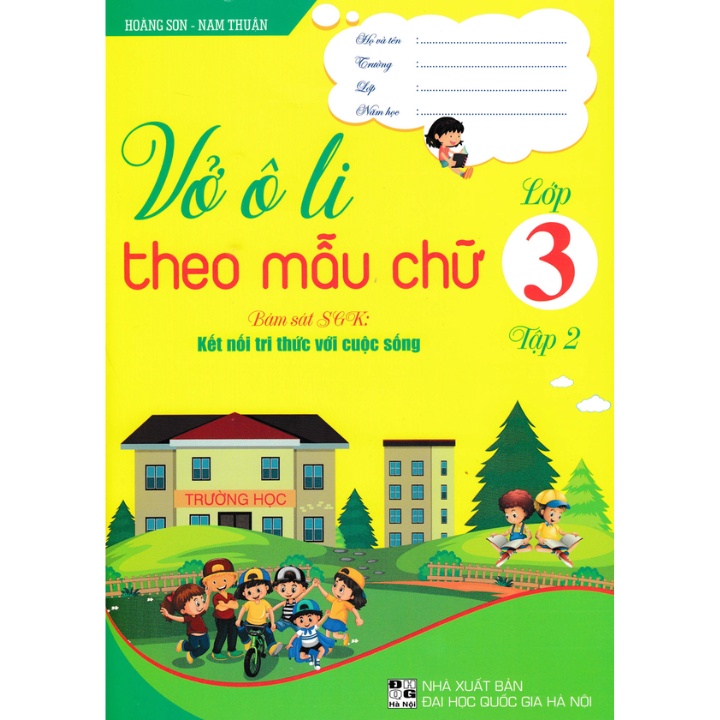 Sách - Combo Vở Ô Li Theo Mẫu Chữ Lớp 3 (Bám Sát SGK: Kết Nối Tri Thức Với Cuộc Sống) (Bộ 2 Cuốn)