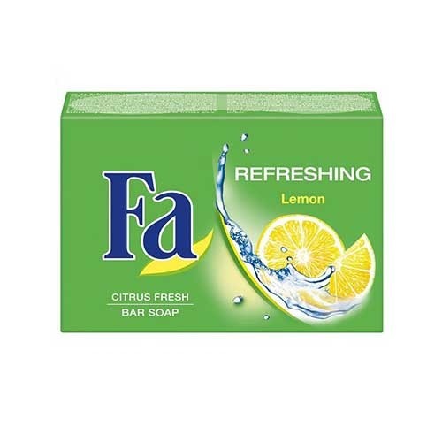 Xà phòng bánh FA Refreshing Lemon Citrus Fresh Bar Soap Hương Chanh 90g NK Đức