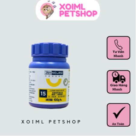 Viên hỗ trợ hô hấp cho chó mèo Nourse 15